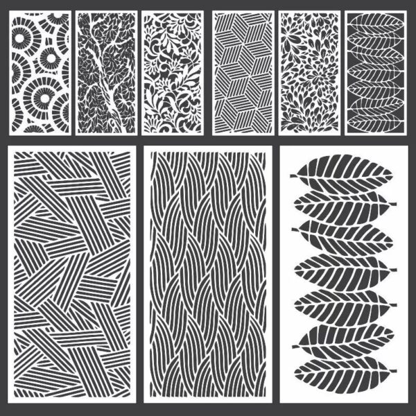 +10 MEGA PACK PANELS Laser Cut Vector DXF CDR 2D Files CNC Router Plasma Cutting - Image 2