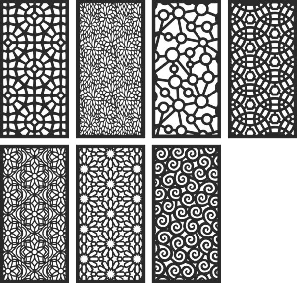 +170 CNC Laser Cut Panel Designs | DXF, CDR, 2D Vector Files for Plasma Router - Image 4