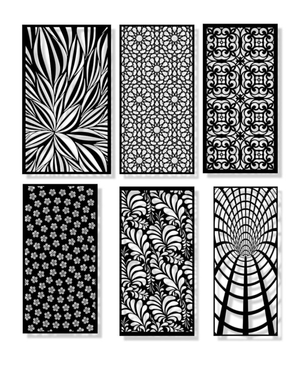 MEGA PACK +60 PANELS Laser Cut Vector DXF SVG AI CNC Router Plasma Cutting - Image 9