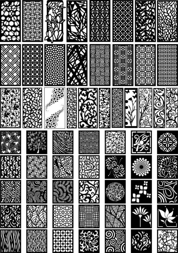 +20 MEGA PACK 350+ PANELS Laser Cut Vector DXF SVG AI CNC Router Plasma Cutting