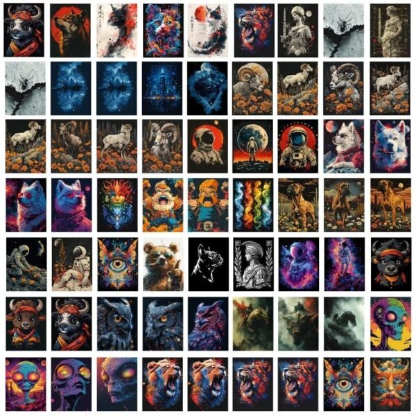+6000 T-Shirt Designs Bundle, Artistic T-Shirt Designs, Colorful Tshirt PNG - Image 3