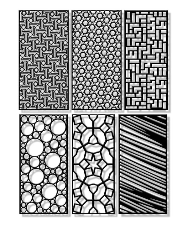 MEGA PACK +60 PANELS Laser Cut Vector DXF SVG AI CNC Router Plasma Cutting - Image 7