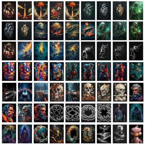 +6000 T-Shirt Designs Bundle, Artistic T-Shirt Designs, Colorful Tshirt PNG - Image 4