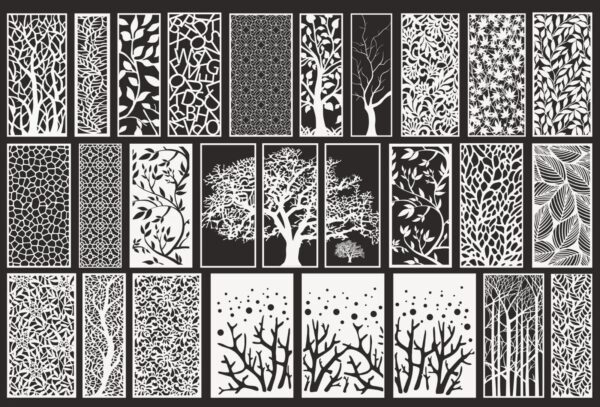 +170 CNC Laser Cut Panel Designs | DXF, CDR, 2D Vector Files for Plasma Router
